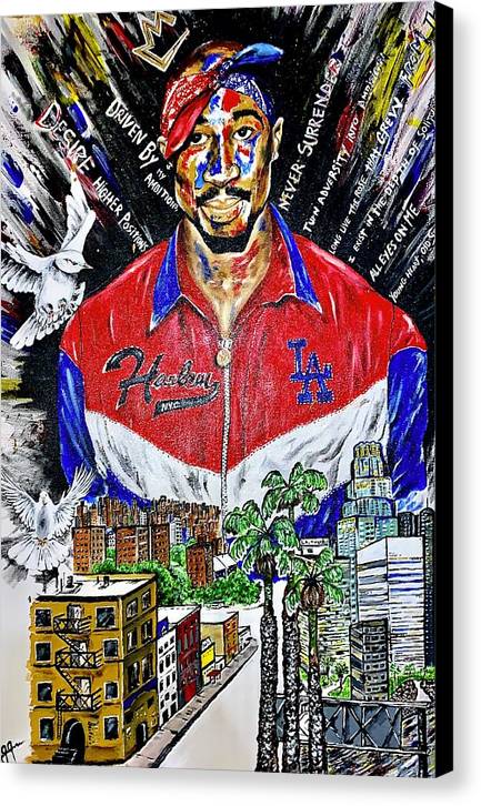 2pac - All Coast - Canvas Print - PREMIUM FATURE