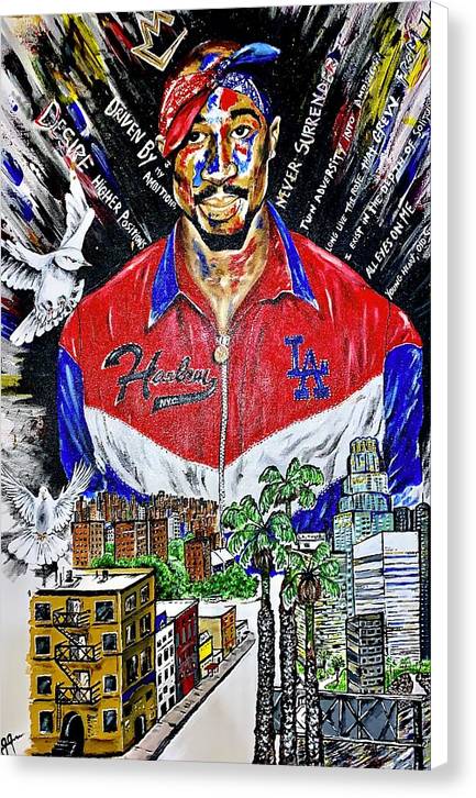 2pac - All Coast - Canvas Print - PREMIUM FATURE