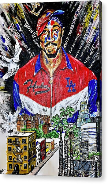 2pac  - All Coast - Acrylic Print - PREMIUM FATURE