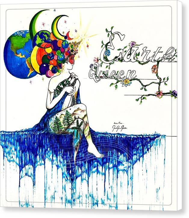 Earth Queen - Canvas Print - PREMIUM FATURE