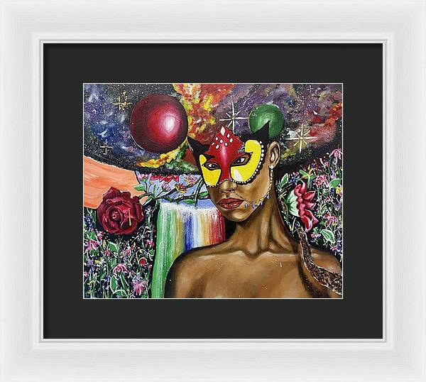Earth Queen - Part 2 - Framed Print - PREMIUM FATURE