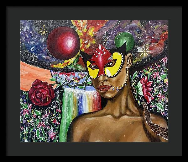Earth Queen - Part 2 - Framed Print - PREMIUM FATURE