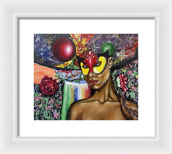 Earth Queen - Part 2 - Framed Print - PREMIUM FATURE