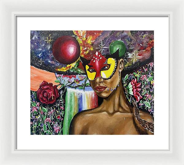 Earth Queen - Part 2 - Framed Print - PREMIUM FATURE