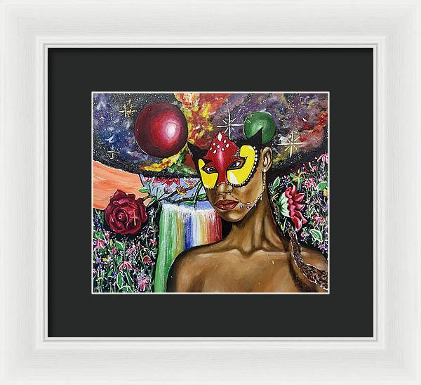 Earth Queen - Part 2 - Framed Print - PREMIUM FATURE