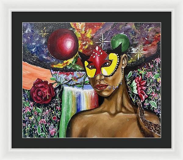 Earth Queen - Part 2 - Framed Print - PREMIUM FATURE