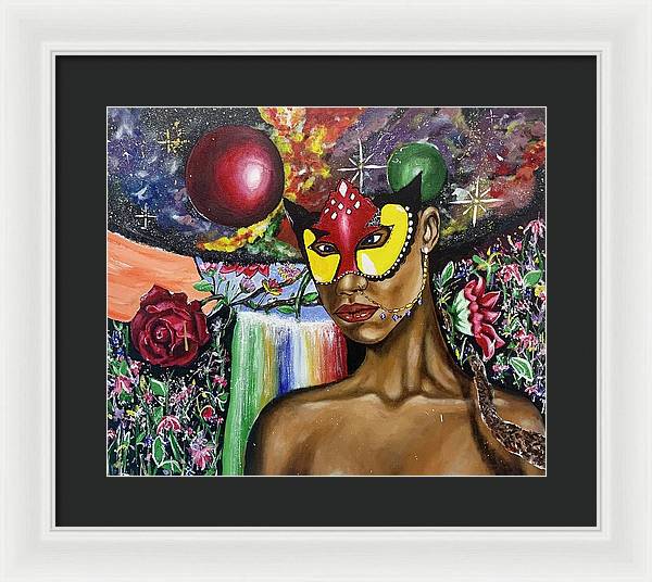 Earth Queen - Part 2 - Framed Print - PREMIUM FATURE