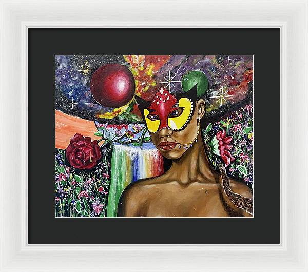 Earth Queen - Part 2 - Framed Print - PREMIUM FATURE