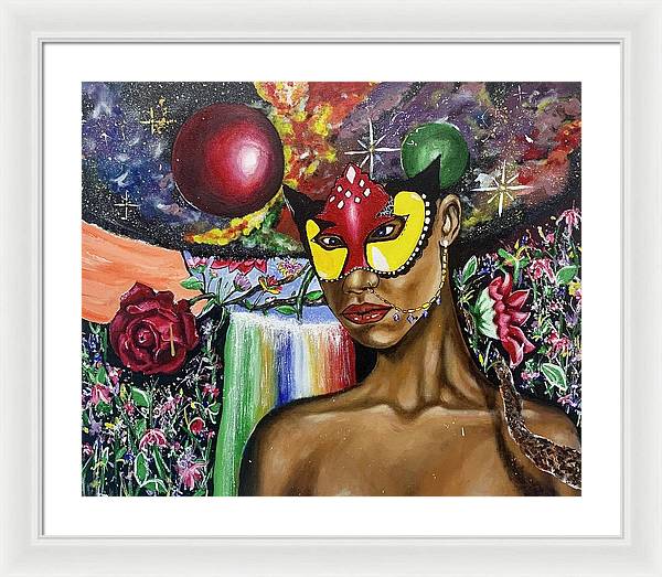 Earth Queen - Part 2 - Framed Print - PREMIUM FATURE