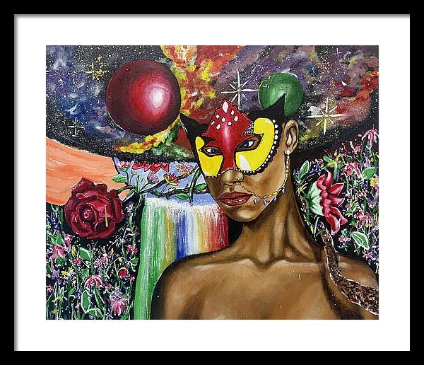 Earth Queen - Part 2 - Framed Print - PREMIUM FATURE