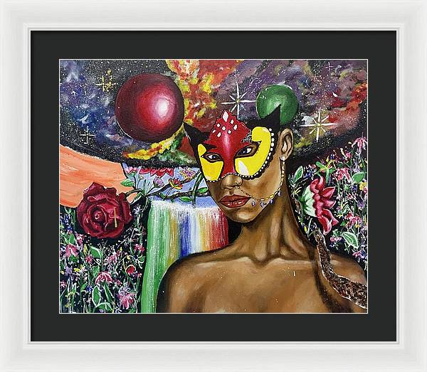 Earth Queen - Part 2 - Framed Print - PREMIUM FATURE