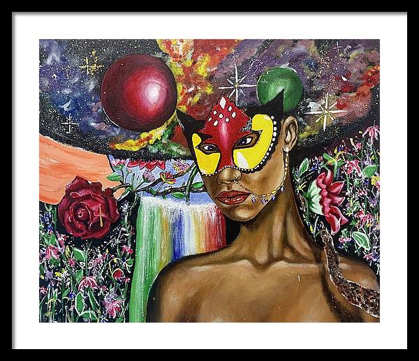 Earth Queen - Part 2 - Framed Print - PREMIUM FATURE