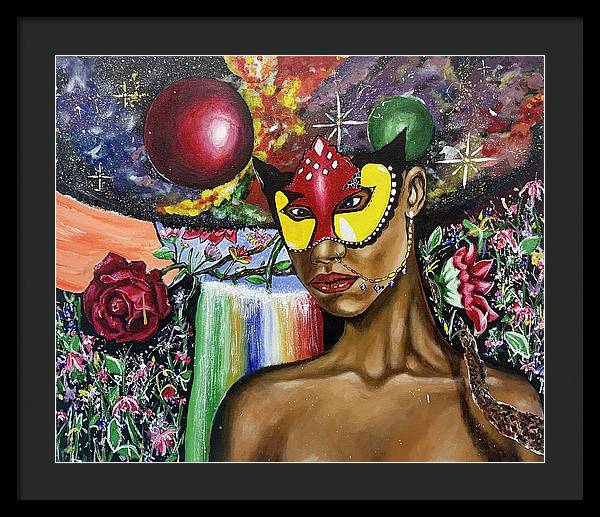 Earth Queen - Part 2 - Framed Print - PREMIUM FATURE
