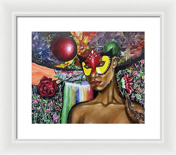 Earth Queen - Part 2 - Framed Print - PREMIUM FATURE