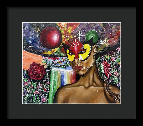 Earth Queen - Part 2 - Framed Print - PREMIUM FATURE
