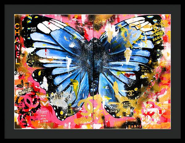 Fly Chanel - Framed Poster - PREMIUM FATURE