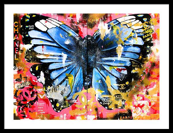 Fly Chanel - Framed Poster - PREMIUM FATURE