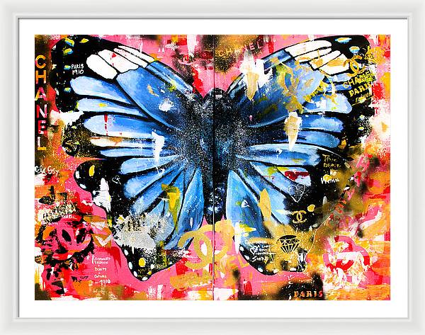 Fly Chanel - Framed Poster - PREMIUM FATURE