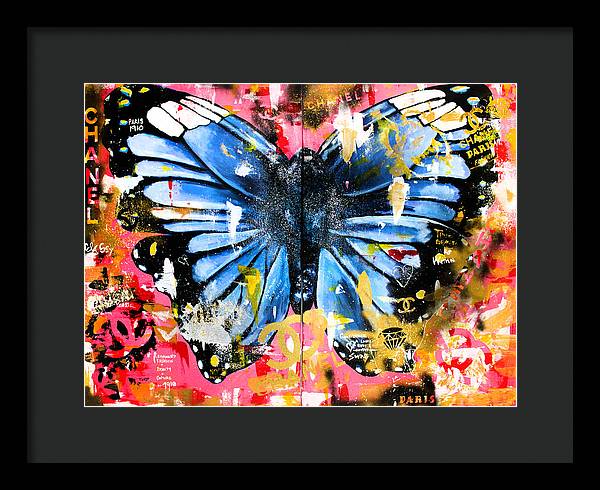 Fly Chanel - Framed Poster - PREMIUM FATURE