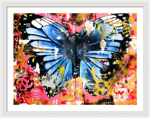 Fly Chanel - Framed Poster - PREMIUM FATURE