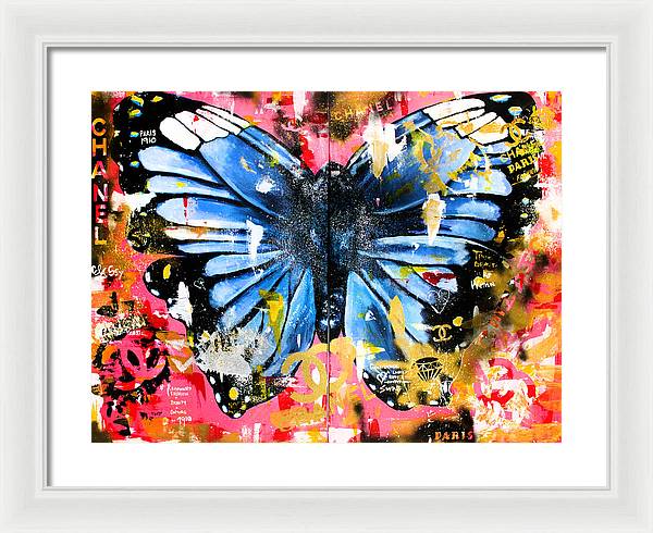 Fly Chanel - Framed Poster - PREMIUM FATURE