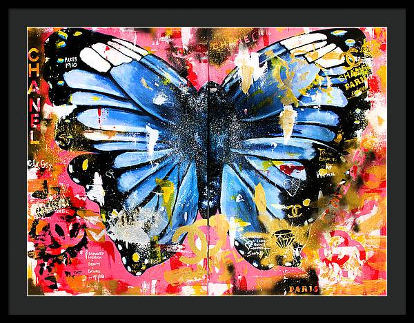 Fly Chanel - Framed Poster - PREMIUM FATURE
