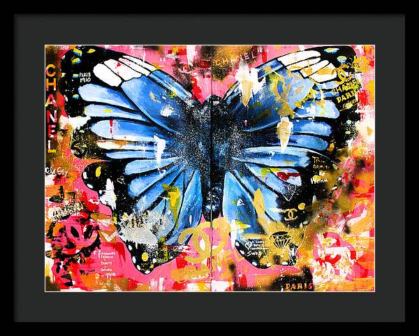 Fly Chanel - Framed Poster - PREMIUM FATURE