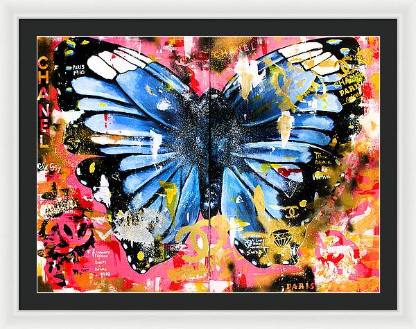 Fly Chanel - Framed Poster - PREMIUM FATURE