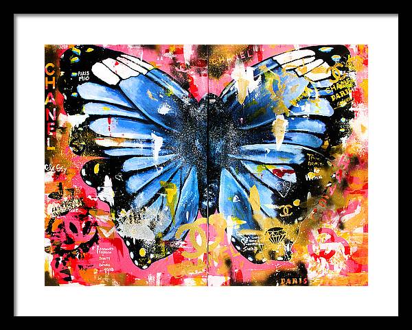 Fly Chanel - Framed Poster - PREMIUM FATURE