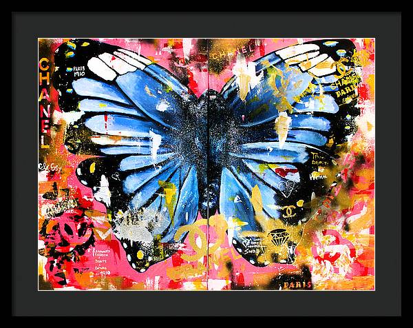 Fly Chanel - Framed Poster - PREMIUM FATURE