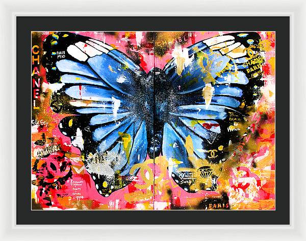 Fly Chanel - Framed Poster - PREMIUM FATURE