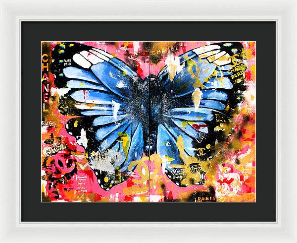 Fly Chanel - Framed Poster - PREMIUM FATURE