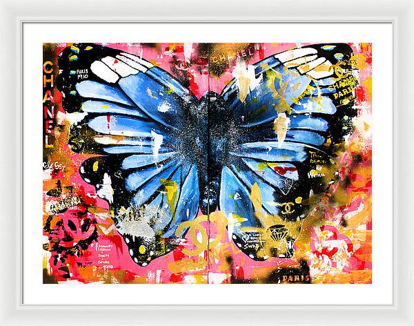 Fly Chanel - Framed Poster - PREMIUM FATURE