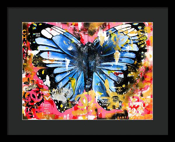 Fly Chanel - Framed Poster - PREMIUM FATURE