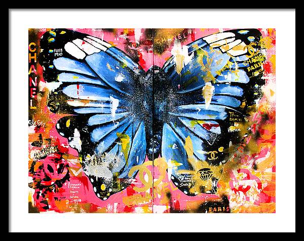 Fly Chanel - Framed Poster - PREMIUM FATURE