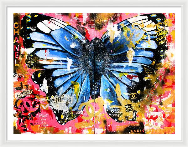 Fly Chanel - Framed Poster - PREMIUM FATURE