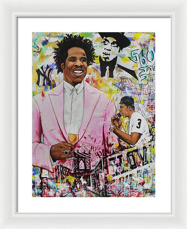 Mauve Up The Ranks n- HOV - Framed Print - PREMIUM FATURE