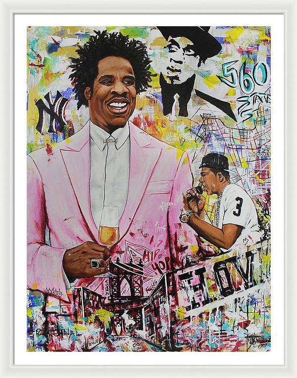 Mauve Up The Ranks n- HOV - Framed Print - PREMIUM FATURE