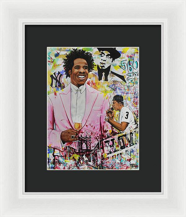 Mauve Up The Ranks n- HOV - Framed Print - PREMIUM FATURE