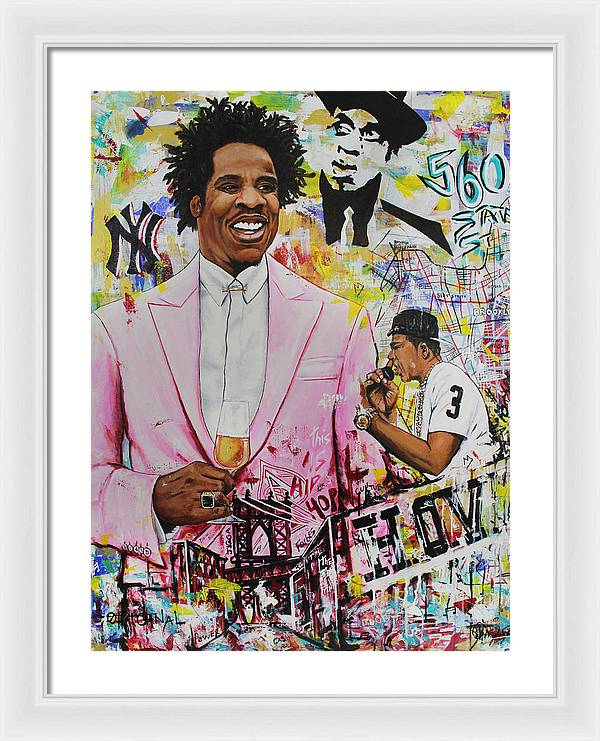 Mauve Up The Ranks n- HOV - Framed Print - PREMIUM FATURE