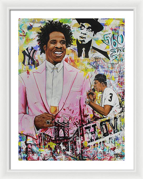 Mauve Up The Ranks n- HOV - Framed Print - PREMIUM FATURE