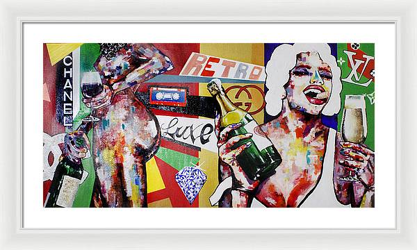 Retro Luxe - Framed Poster - PREMIUM FATURE