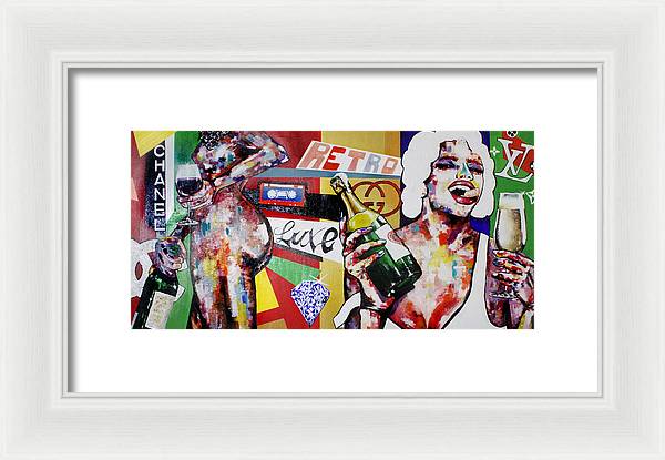 Retro Luxe - Framed Poster - PREMIUM FATURE