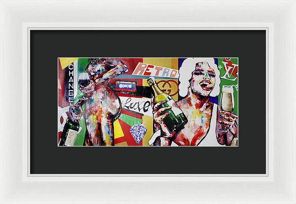 Retro Luxe - Framed Poster - PREMIUM FATURE