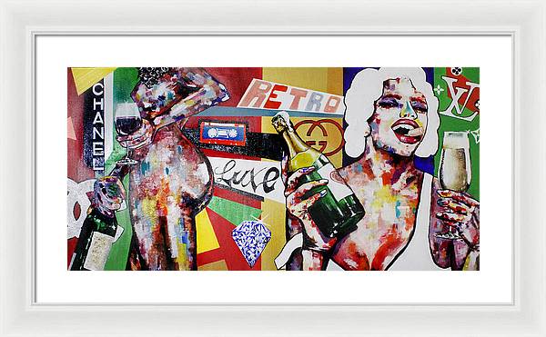 Retro Luxe - Framed Poster - PREMIUM FATURE