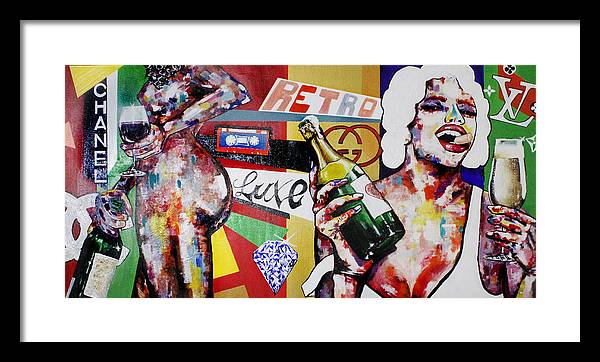 Retro Luxe - Framed Poster - PREMIUM FATURE