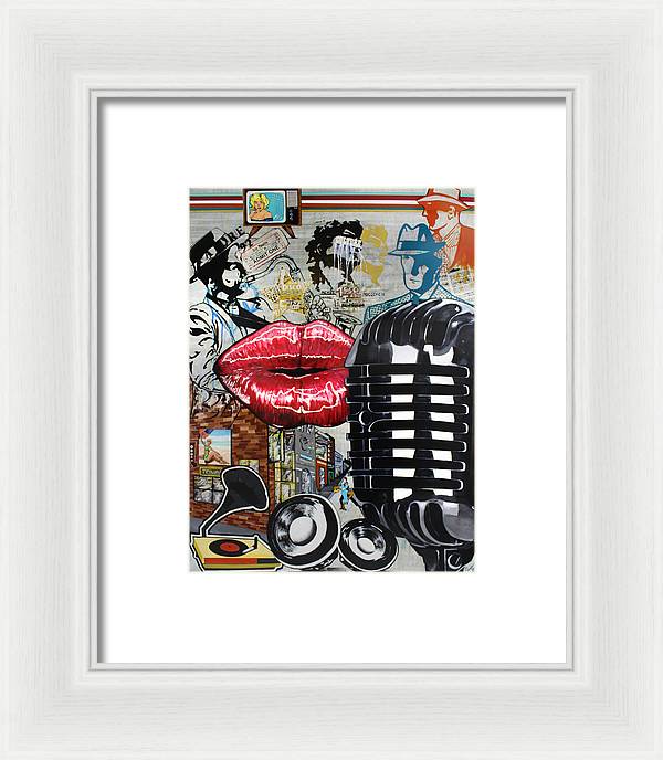 Retro Sound of Culture - Framed Poster - PREMIUM FATURE