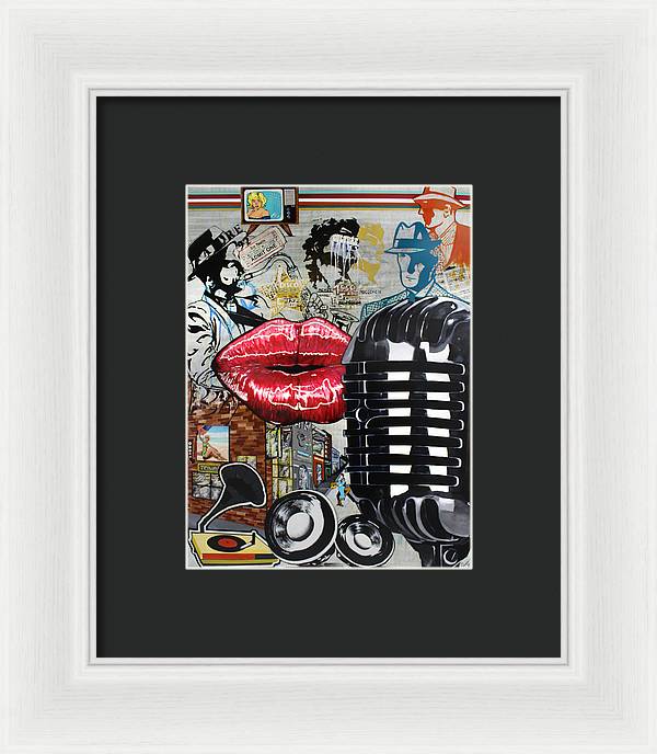 Retro Sound of Culture - Framed Poster - PREMIUM FATURE