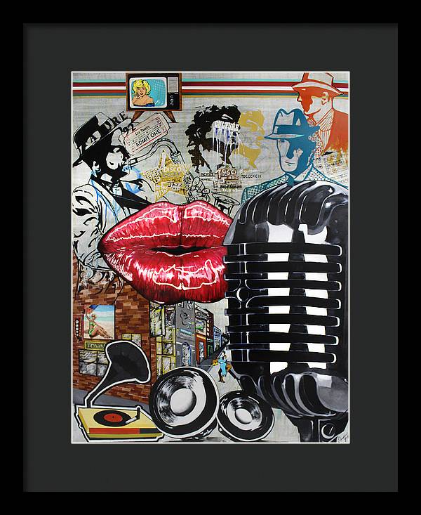 Retro Sound of Culture - Framed Poster - PREMIUM FATURE