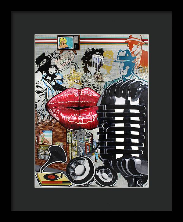 Retro Sound of Culture - Framed Poster - PREMIUM FATURE